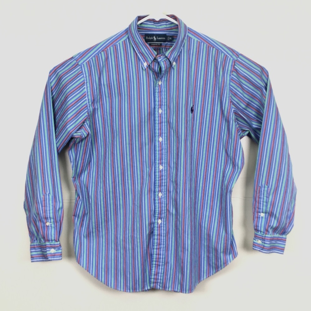 Ralph Lauren mens long sleeve button down dress shirt XL